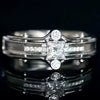 Aureline-Jewelry Vintage Princess Cut Lab-Grown Diamond Men's Ring