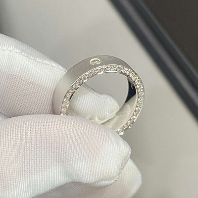 Aureline-Jewelry Unique Single-Row Men's Lab Diamond Wedding Ring