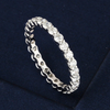Aureline-Jewelry Lab-Grown Diamond Eternity Ring In 925 Silver