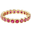Aureline-Jewelry NOZBO 18K Gold Ruby, Emerald, Sapphire Band Ring