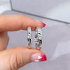 Aureline-Jewelry Couple Wedding Bands Set with Lab Diamonds 18K White Gold