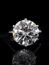 Aureline-Jewelry 13.14 Carat Round Lab Grown Diamond Solitaire Engagement Ring