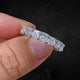 Aureline-Jewelry Half Asscher Cut Half Radiant Cut Lab Diamond Eternity Ring
