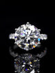 Aureline-Jewelry 8 carat Lab Diamond Pave Ring 18K Gold