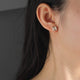 Aureline-Jewelry Asscher Cut Lab Grown Diamond Studs Earrings (6.00 Ct. Tw.)