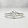 Aureline-Jewelry Round Lab Grown Diamond Solitaire Engagement Ring