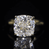 Aureline-Jewelry 7 Carat Cushion Cut Lab Grown Diamond Solitaire Ring
