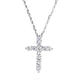 Aureline-Jewelry 1.17 Ct Lab Diamond Cross Necklace 18K Gold