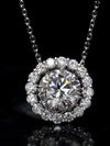 Aureline-Jewelry 5-Carat Lab-Grown Round Diamond Versatile Pendant Necklace