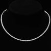 Aureline-Jewelry 15 cttw Oval Lab Grown Diamond East West Tennis Necklace
