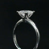 Aureline-Jewelry 1.1 CT Princess Cut Lab Grown Diamond Solitaire Engagement Ring