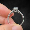 Aureline-Jewelry 1.13 CT Emerald Cut Lab Diamond Solitaire Ring