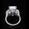Aureline-Jewelry Three Stones Ring 12ct Emerald Cut Lab Grown Diamond