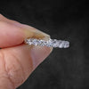 Aureline-Jewelry 2.2CTW Round Lab Grown Diamond Eternity Wedding Band
