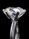 Aureline-Jewelry 13.14 Carat Round Lab Grown Diamond Solitaire Engagement Ring