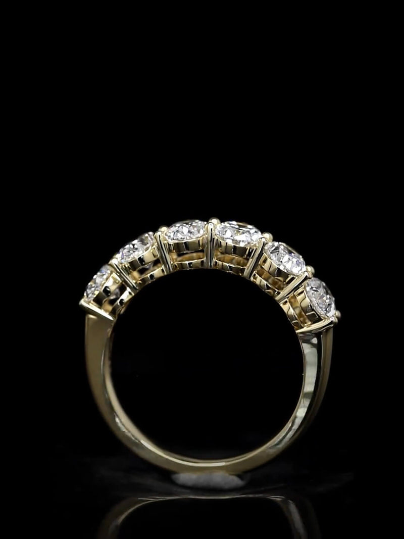 Aureline-Jewelry Oval Lab Grown Diamond Wedding Band (3 Ct. Tw.)