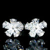 Aureline-Jewelry Blossom Lab-Grown Diamond Studs Earrings (1.50 Ct. Tw.)