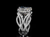 Aureline-Jewelry 7-Carat Cushion Cut Lab-Grown Diamond Ring Nature Inspired