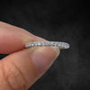 Aureline-Jewelry Full Eternity 2.0 MM Round Cut Lab Diamond Wedding Band