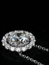 Aureline-Jewelry 5-Carat Lab-Grown Round Diamond Versatile Pendant Necklace
