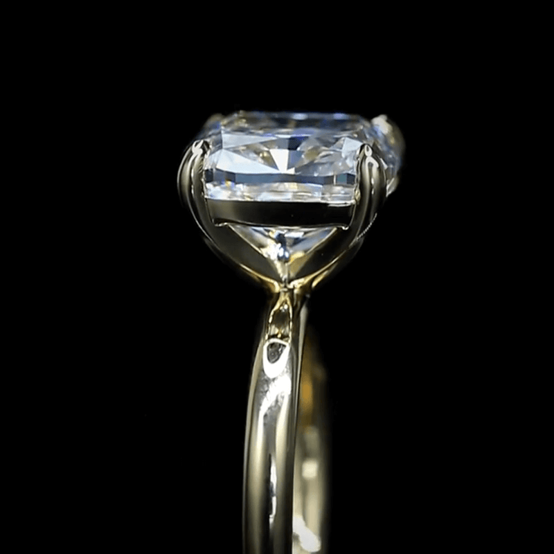 Aureline-Jewelry 7 Carat Cushion Cut Lab Grown Diamond Solitaire Ring