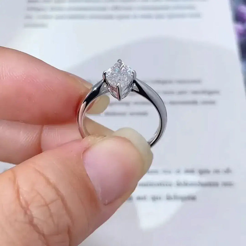 Aureline-Jewelry 1 Carat Marquise Lab Grown Diamond Solitaire Ring