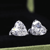 Aureline-Jewelry Heart Shape Lab Grown Diamond Studs Earrings(10.00 Ct. Tw.)