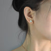 Aureline-Jewelry Bezel Round Lab-Grown Diamond Earring Studs (2.01 Ct. Tw.)