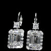 Aureline-Jewelry Emerald-Cut Lab Grown Diamond Drops Earrings