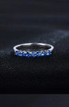 Aureline-Jewelry NOZBO 18K Gold 7-Stone Sapphire Band Ring