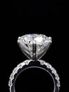Aureline-Jewelry 8 carat Lab Diamond Pave Ring 18K Gold