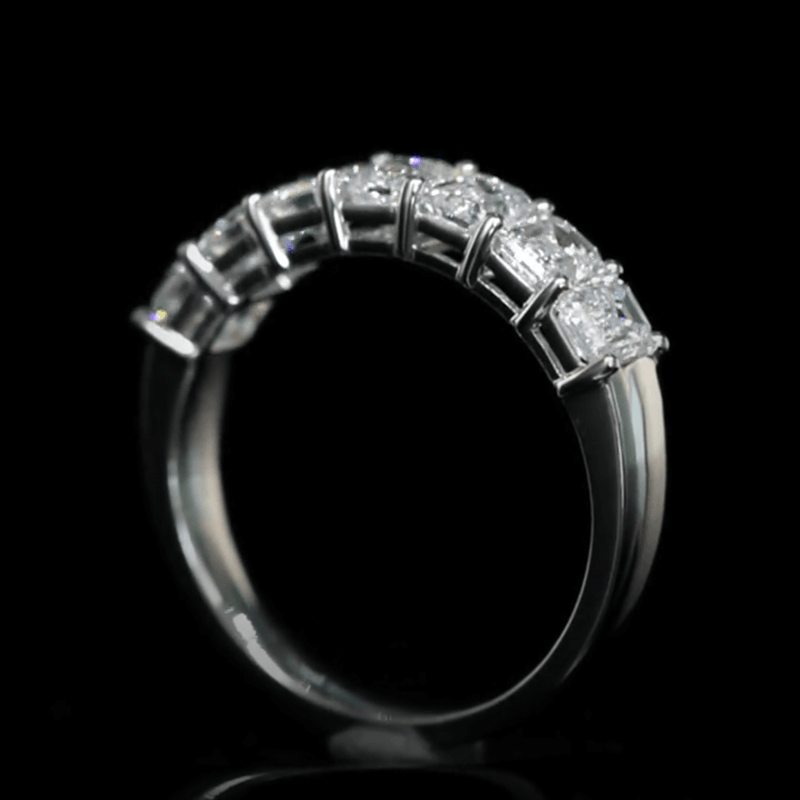 Aureline-Jewelry 2.1 CTW Emerald Cut Lab Grown Diamond Band