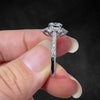 Aureline-Jewelry 1 Carat Lab-Grown Diamond Snowflake Ring