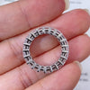 Aureline-Jewelry 21-Stone Emerald-Cut Lab-Grown Diamond Eternity Band – 6Ct. Tw.