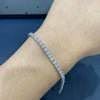 Aureline-Jewelry Each 0.20-carat Round Lab-Grown Diamond Tennis Bracelet