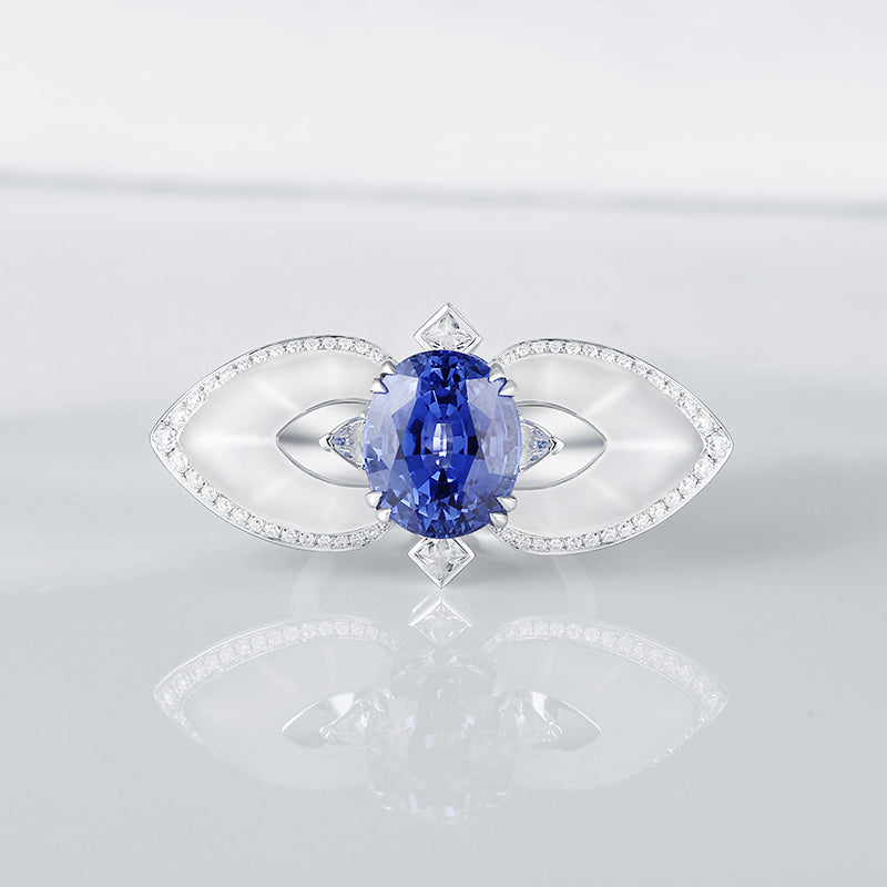 Aureline-Jewelry Lab Grown Sapphire Ring 14K Gold