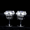 Aureline-Jewelry Round Lab Diamond Stud Earrings Four-Prong (6.00 Ct. Tw.)