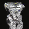 Aureline-Jewelry Luxurious 10 Carat Cushion Cut Lab Diamond Knot Ring