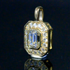 Aureline-Jewelry Emerald-Cut Lab Grown Diamond Pendant