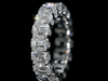 Aureline-Jewelry 18-Stone Emerald-Cut Lab-Grown Diamond Eternity Band – 9Ct. Tw.