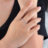 Aureline-Jewelry Lab-Grown Diamond Eternity Ring In 925 Silver