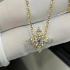Aureline-Jewelry 1.7ct Lab-Grown Diamond Pendant Necklace in 18K Gold – Marquise & Round Cut