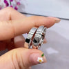 Aureline-Jewelry Simple Couple Wedding Bands Set with Lab Diamonds 18K Gold