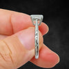 Aureline-Jewelry 1.13 CT Emerald Cut Lab Diamond Solitaire Ring