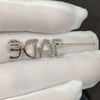 Aureline-Jewelry Lab-Grown Diamond Custom Name Brooch