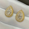 Aureline-Jewelry Unique Pear Cut Lab Diamond Teardrop Stud Earrings (2.00 Ct. Tw.)