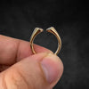 Aureline-Jewelry 0.5 CTW Ladies Brilliant Round Cut Lab Diamond Anniversary Ring in 18K Yellow Gold