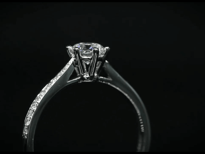 Aureline-Jewelry Timeless 0.7ct Lab-Grown Diamond Ring in 18K Gold