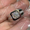 Aureline-Jewelry Round Cut Lab Grown Diamond Men's Engagement Wedding Ring