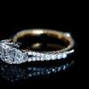 Aureline-Jewelry Vintage 1.5 Carat Asscher Cut Lab Grown Diamond Ring
